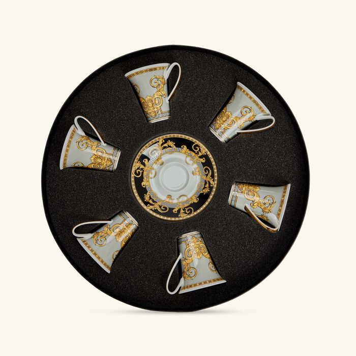 versace prestige gala coffee set white