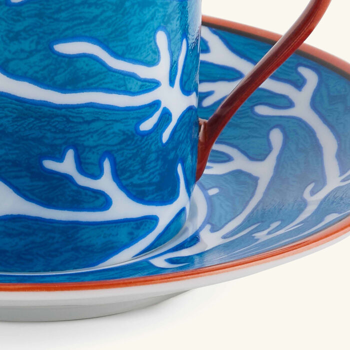 pinto paris lagon coffee cup saucer blue