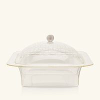 dimlaj thulut serving pot with lid clear 15cm