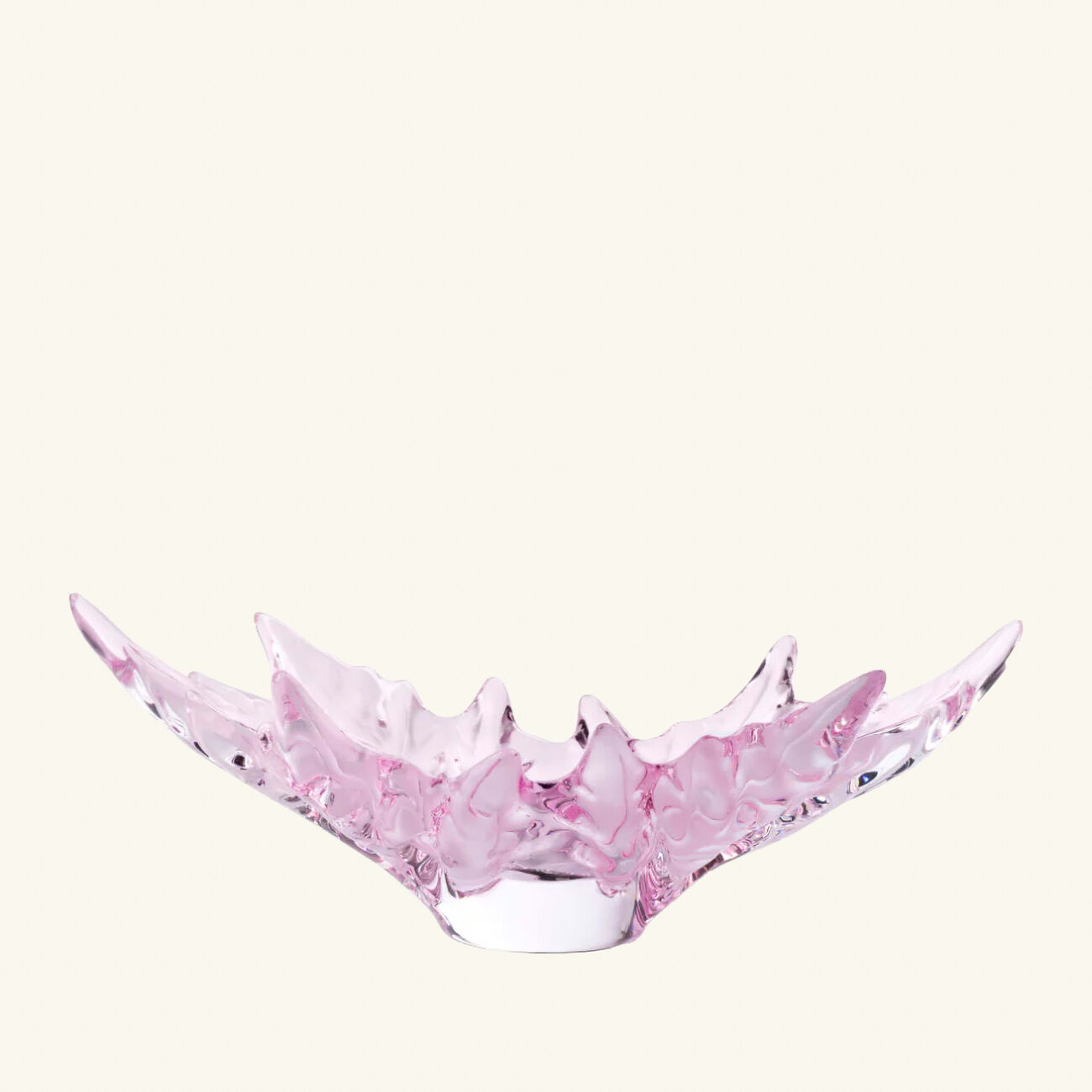 lalique champs  lys es centerpiece small pink