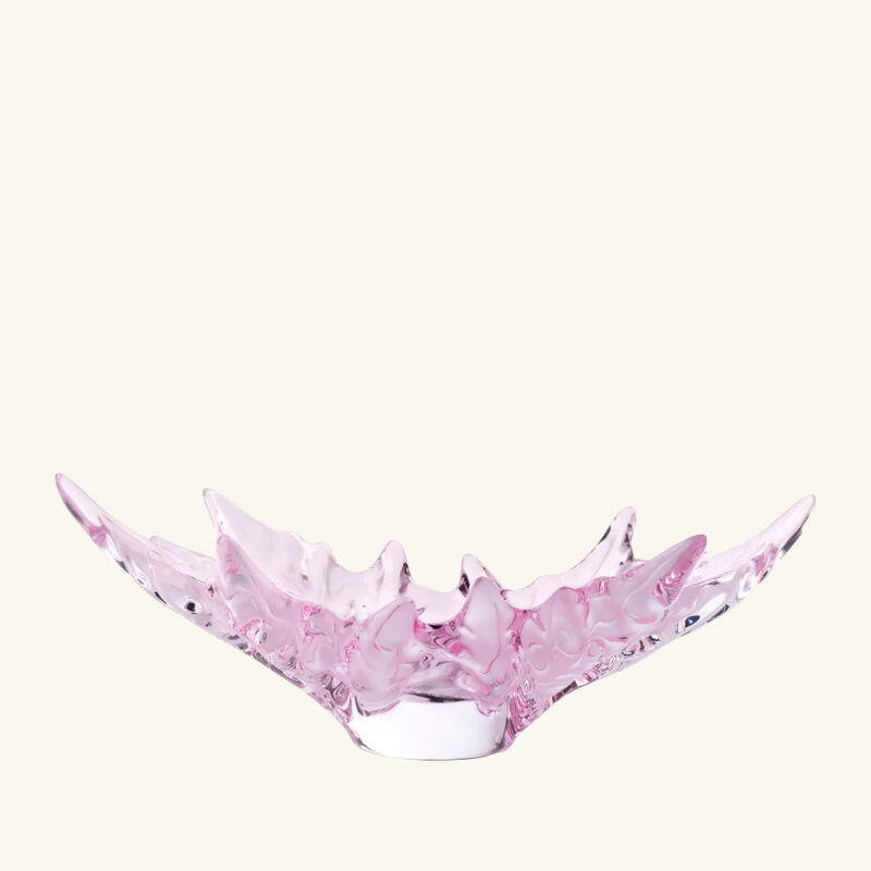 lalique champs  lys es centerpiece small pink