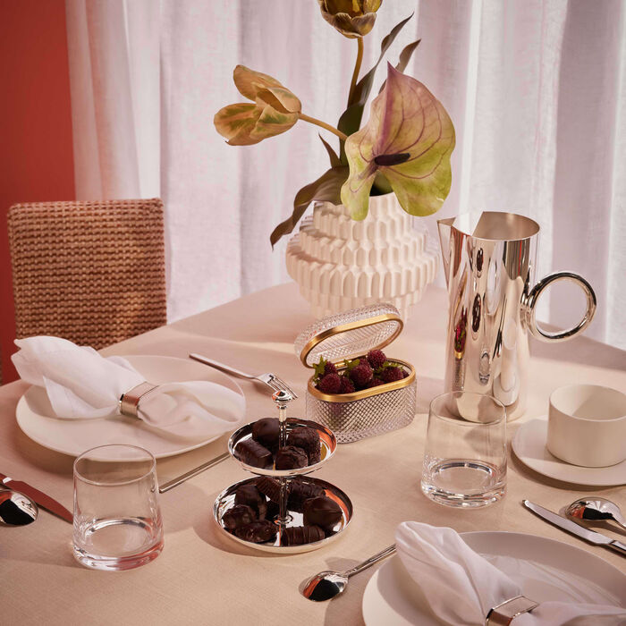 christofle albi cake stand silver plated