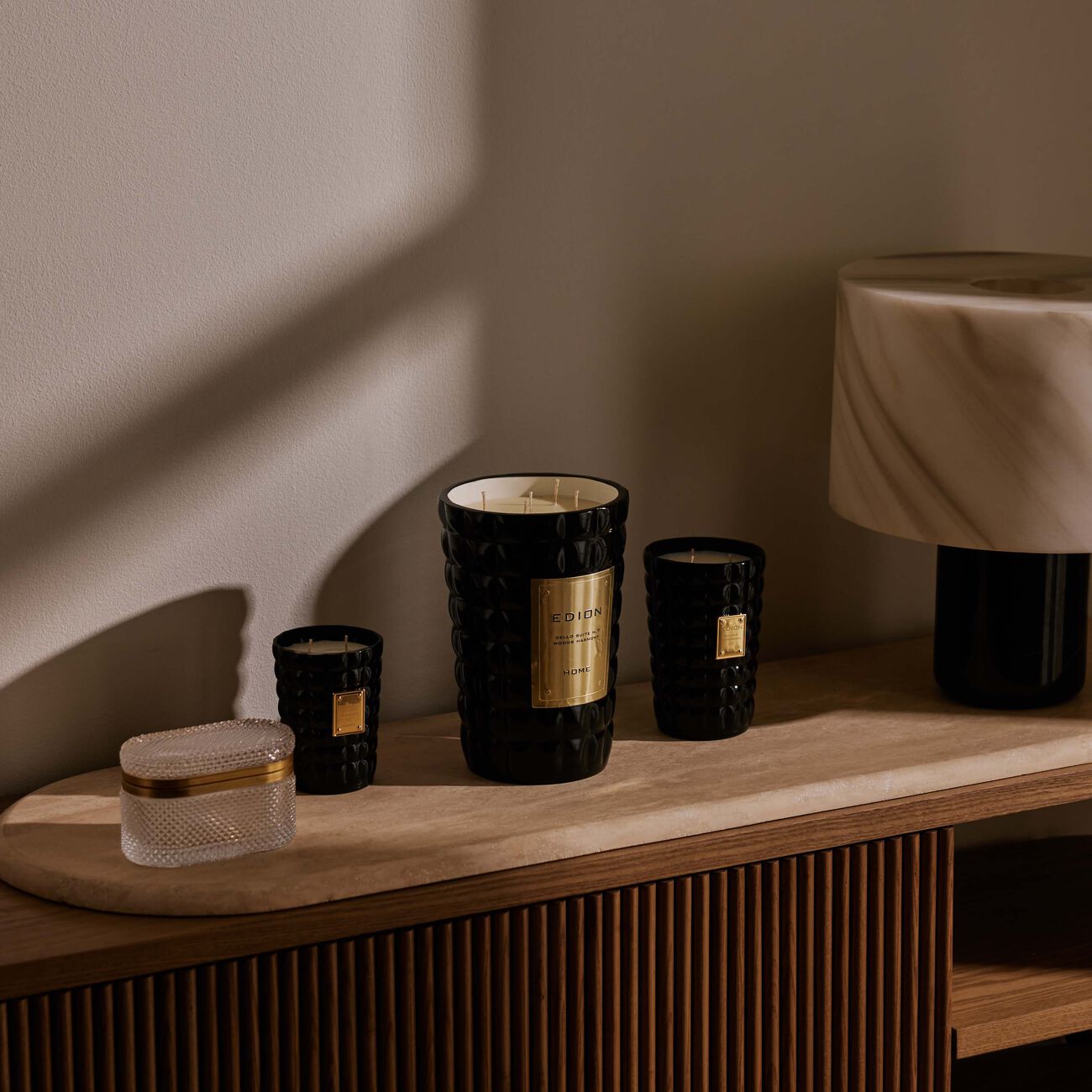 edion cello suite no 7 wood harmony nero scented candle 500g