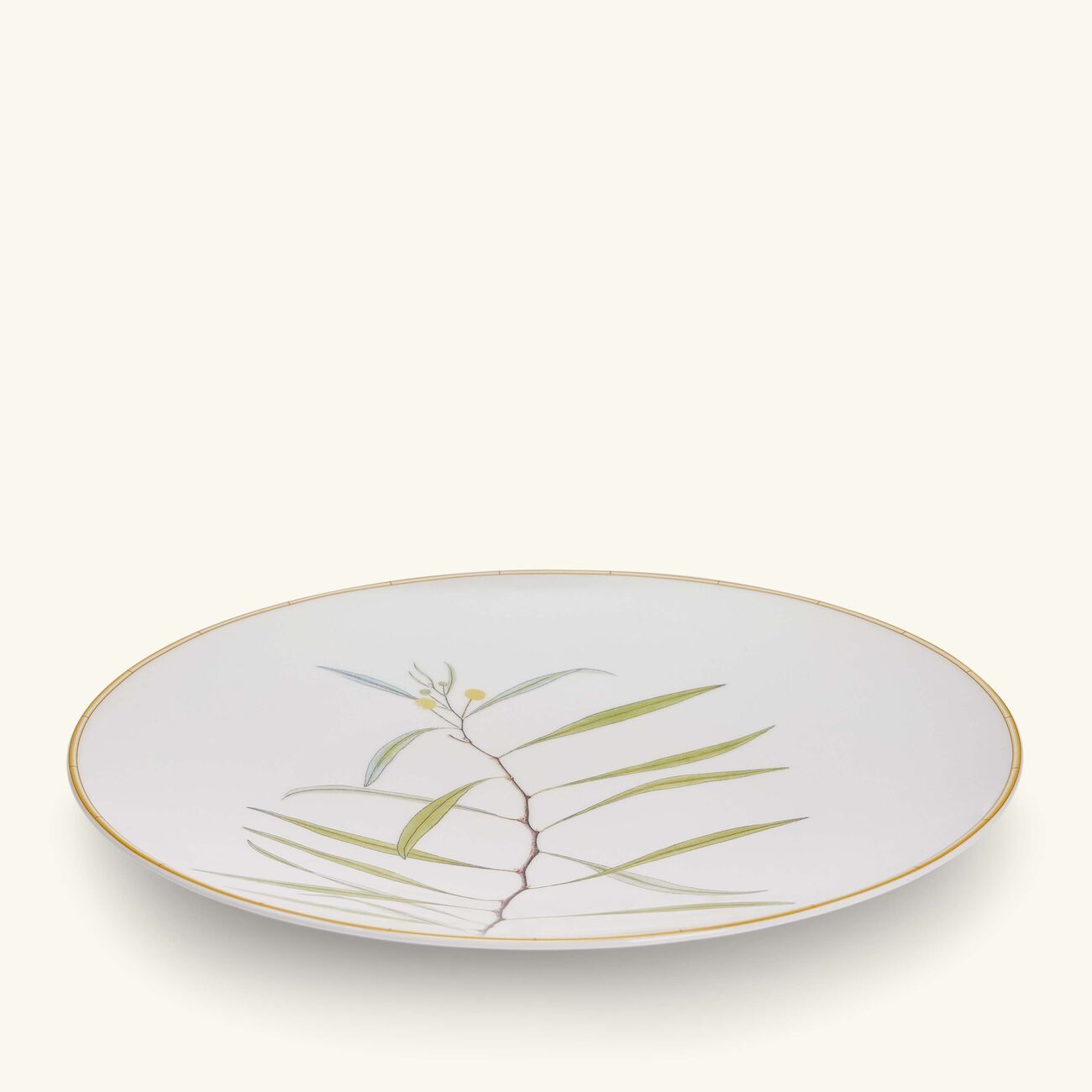 bernardaud jardin indien dinner plate round white 27cm