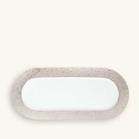 Ecume Serving Platter Rectangular Silver 39cm bernardaud ecume serving platter rectangular silver 39cm