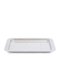 christofle graphik serving tray rectangular small silver plated