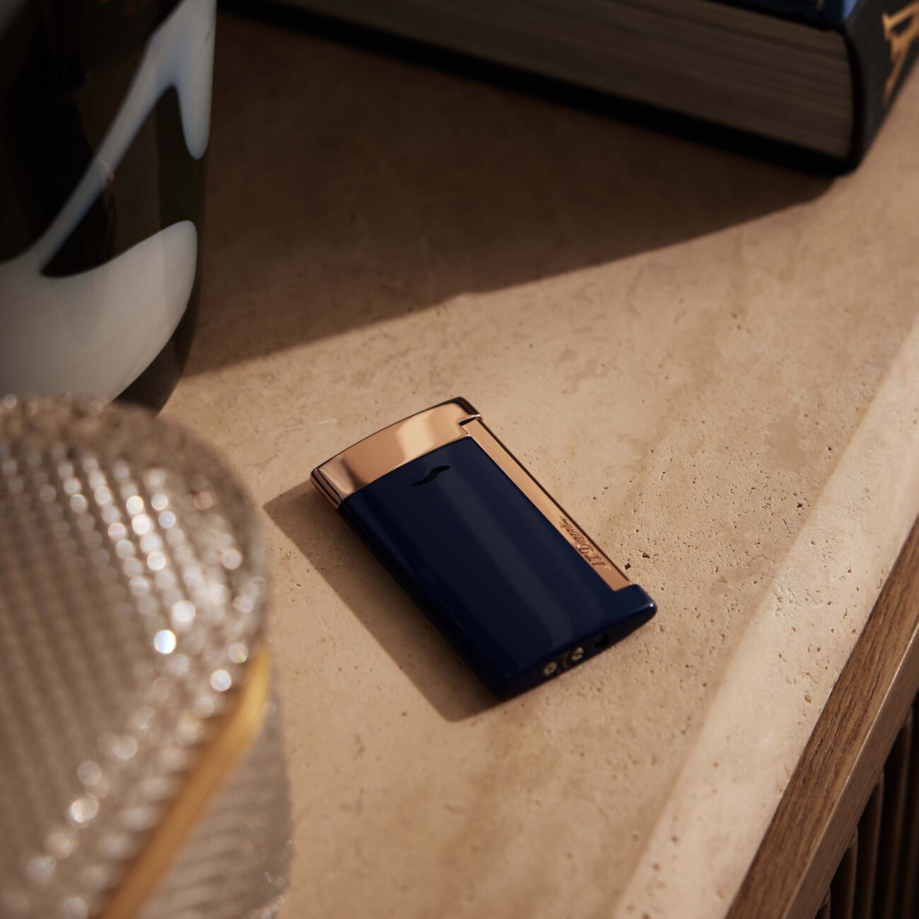 Slim 7 Lighter Blue st dupont slim 7 lighter blue