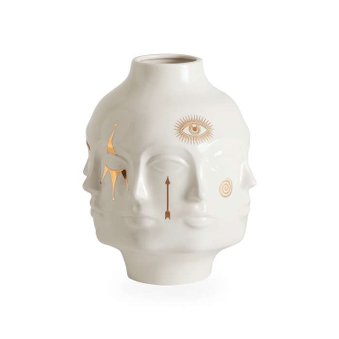 jonathan adler gilded muse dora maar vase medium white
