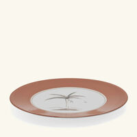marie daage bamboo colonies charger plate round pink 30cm