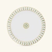 bernardaud constance bread butter plate round green 16cm