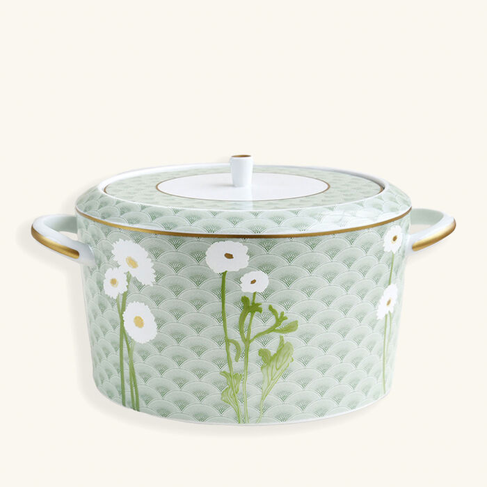 bernardaud praiana soup tureen green