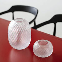 ruckl metamorphosis vase round large clear