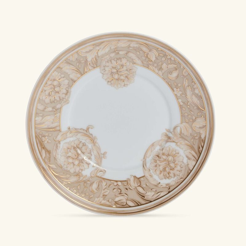 versace barocco beige tea cup saucer