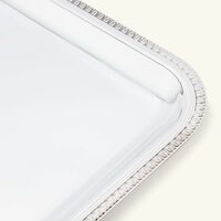 christofle malmaison serving tray rectangular medium silver plated