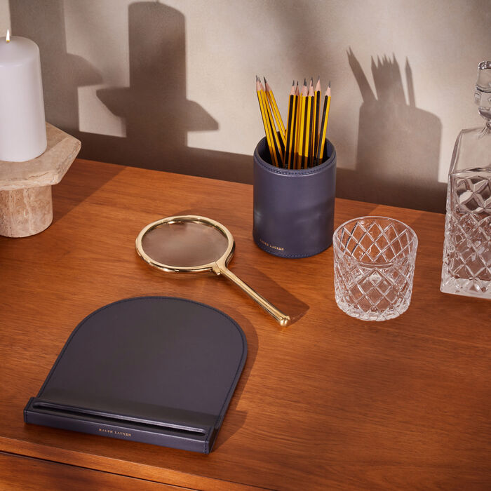 ralph lauren home brennan pencil cup blue