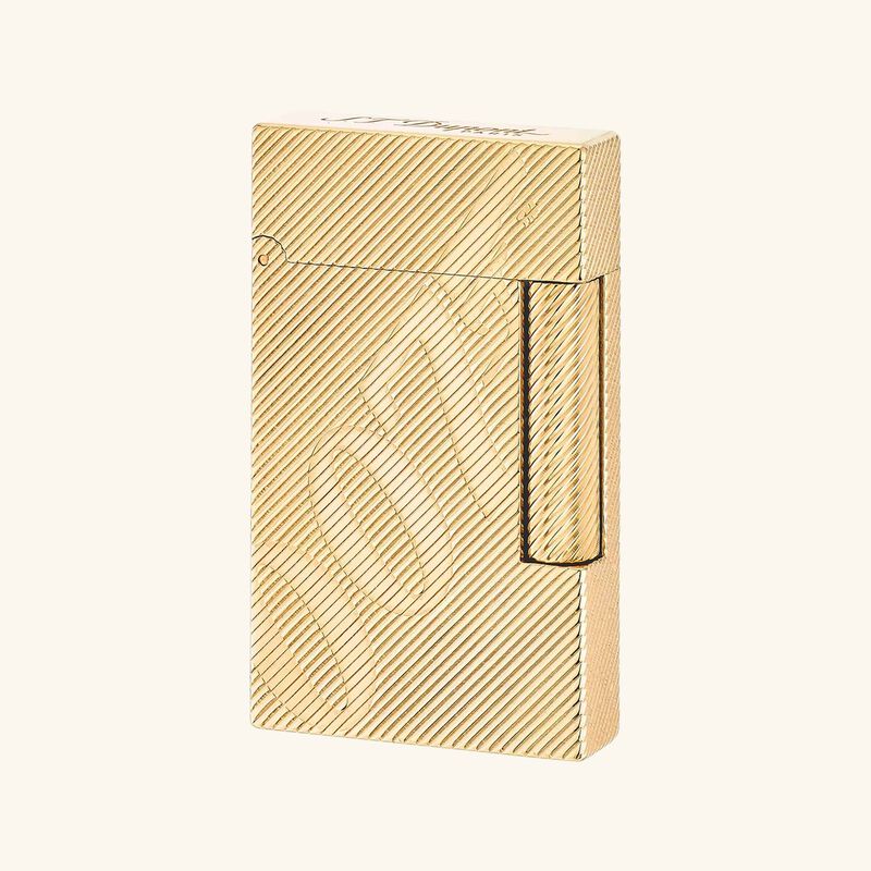 James Bond 007 Line 2 Gold Lighter اس تي دوبون james bond 007 line 2 gold lighter