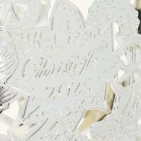 christofle bouquet givr  2025 christmas ornament silver plated