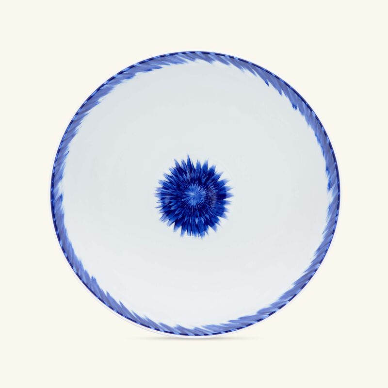 bernardaud in bloom deep salad bowl blue