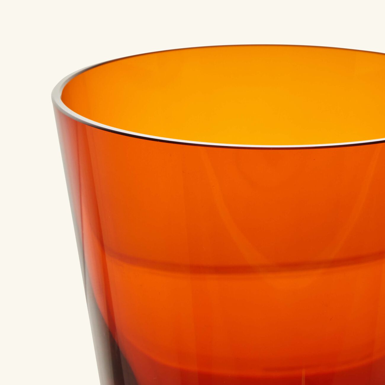 baccarat mosaique drinking glass orange
