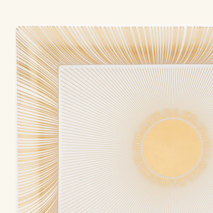 bernardaud sol ashtray rectangular small gold