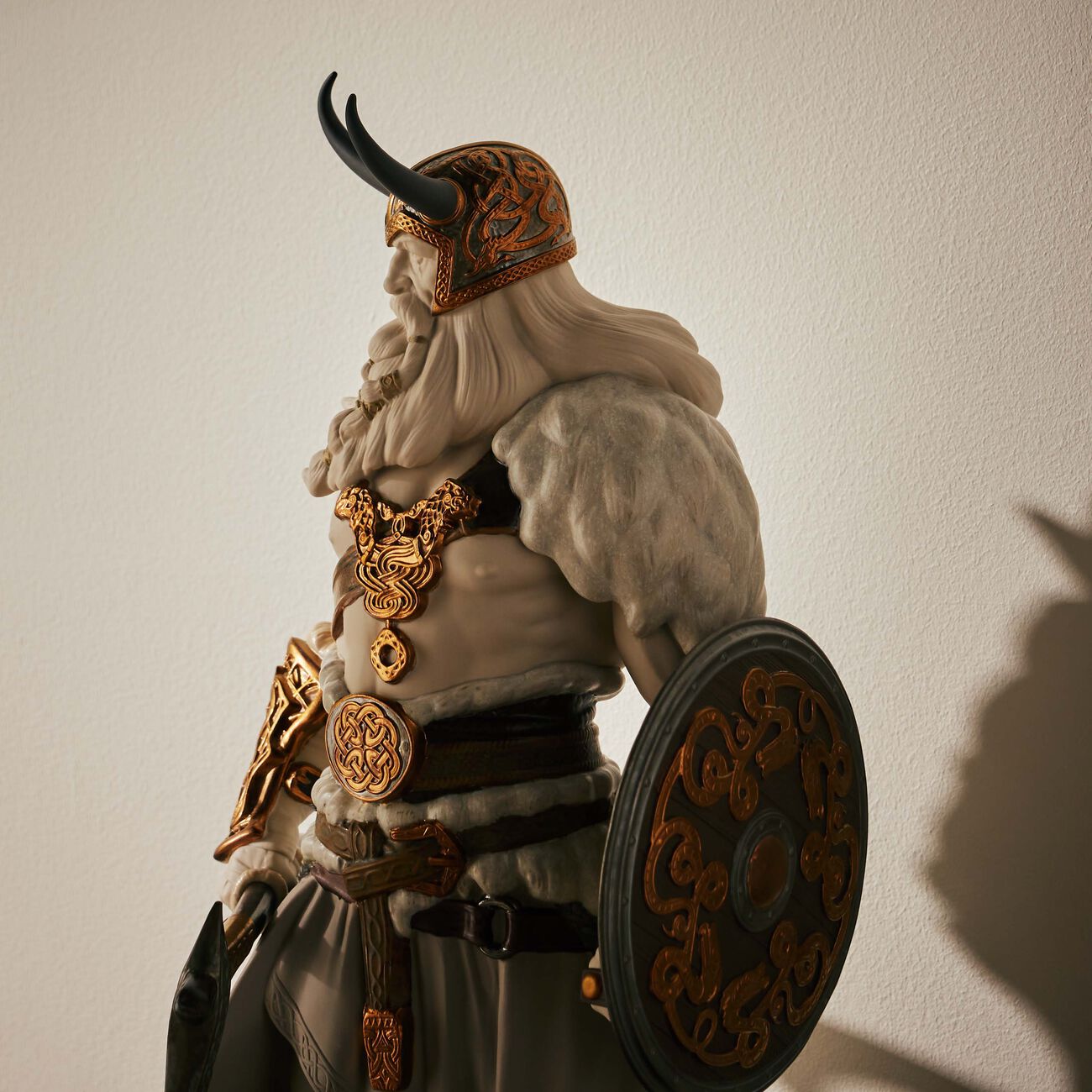 lladro odin sculpture extra large brown