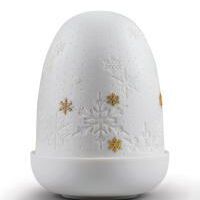 Snowflakes Dome Table Lamp, small