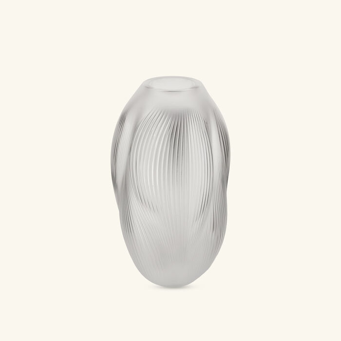 lalique alize vase medium clear