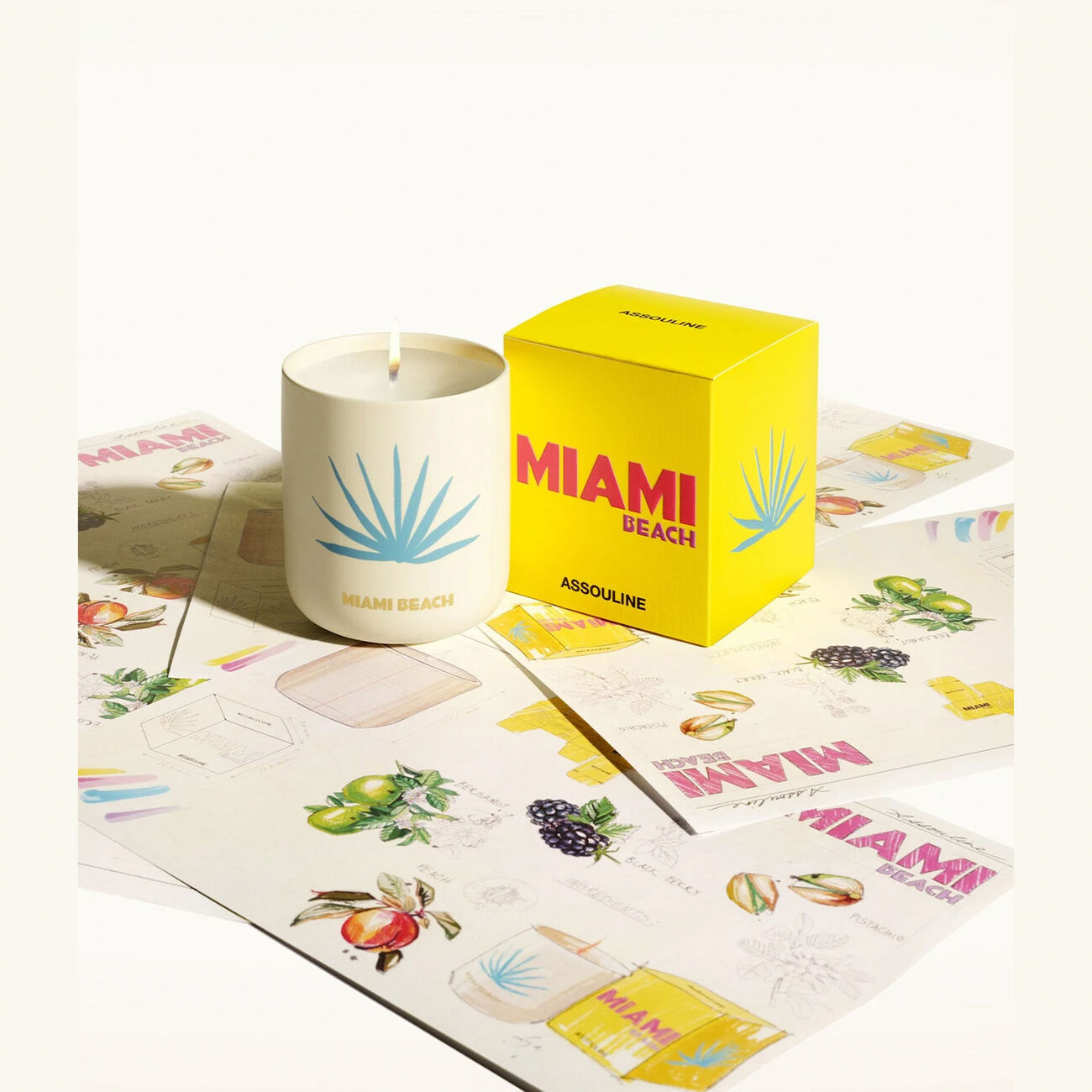 assouline miami beach candle