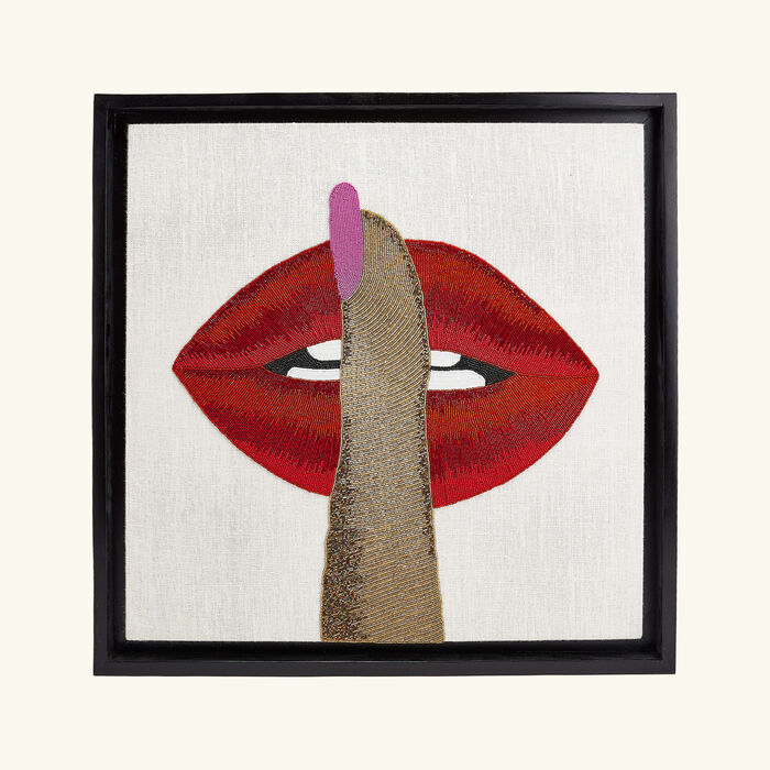 jonathan adler hush beaded wall art