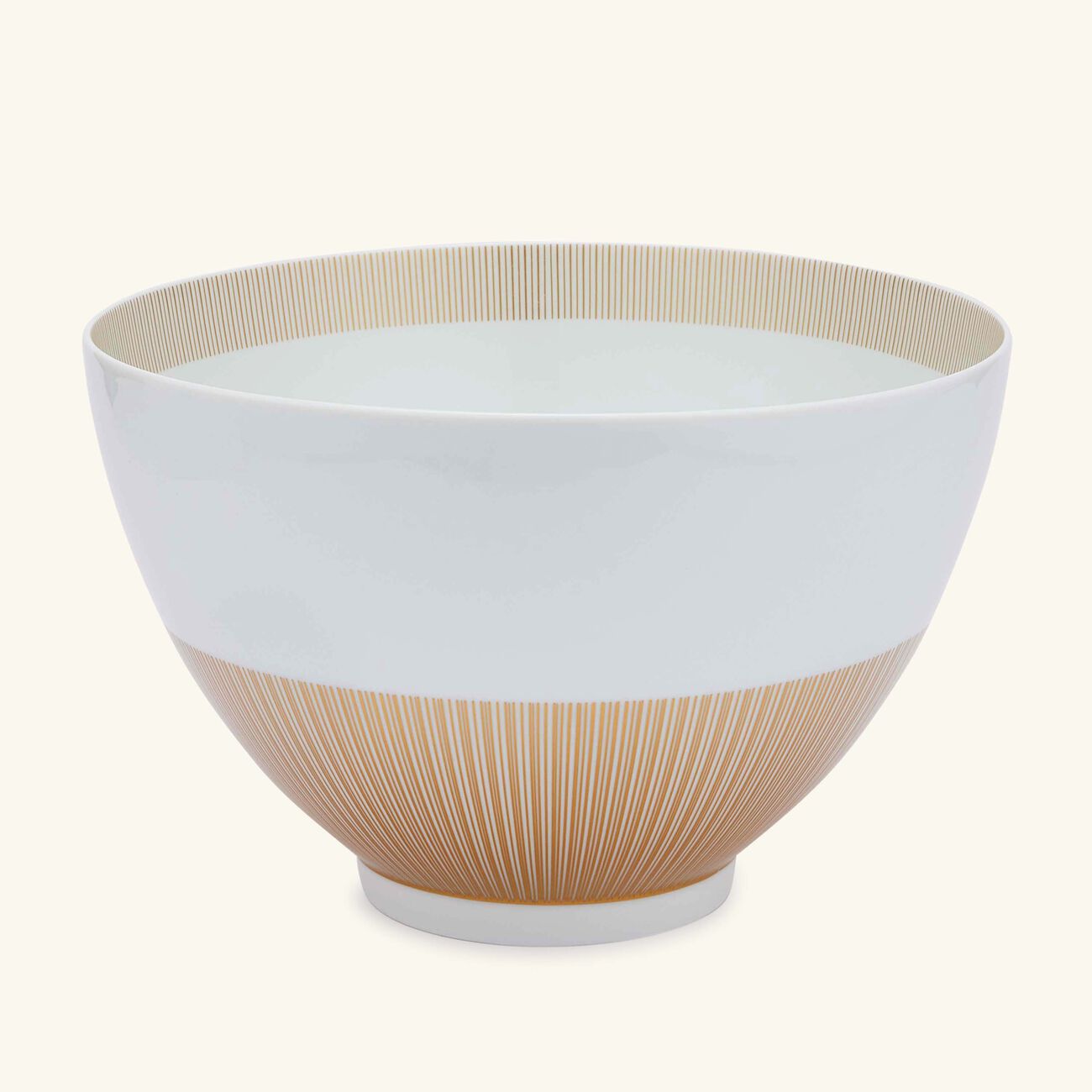 bernardaud sol fruit bowl gold 27cm