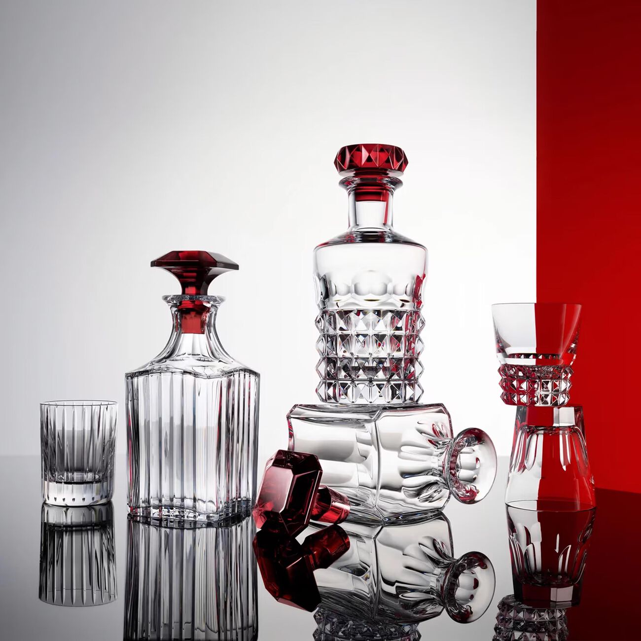 baccarat harmonie decanter red