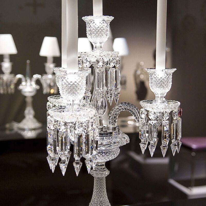 Zénith Candelabra Clear baccarat z nith candelabra clear
