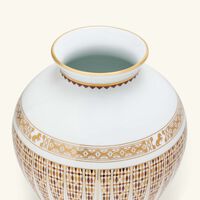 haviland cavalier royale vase round medium gold