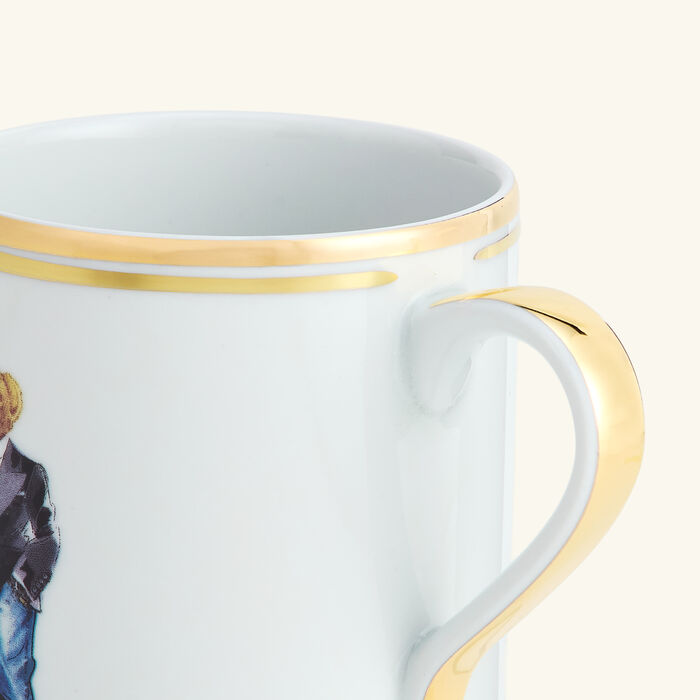 ralph lauren home wilshire tux bear mug white set of 4