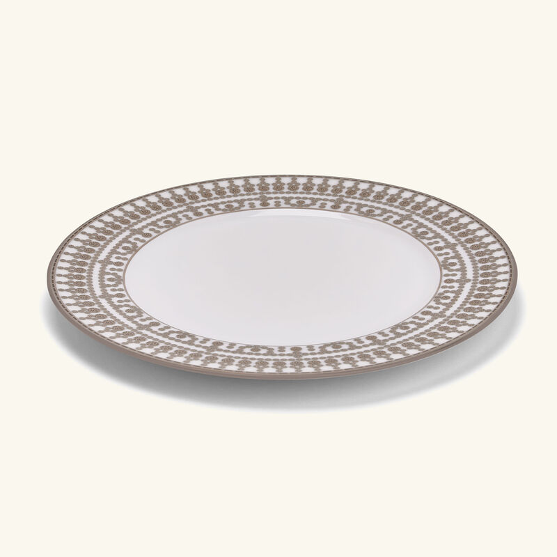 haviland tiara dessert plate round silver 22cm