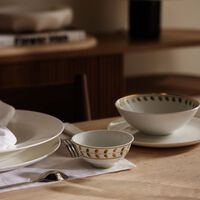 bernardaud constance soup bowl green