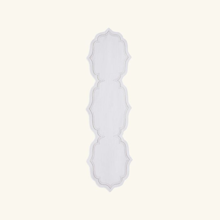 catherine denoual alcazar table runner white