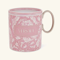versace barocco mug pink
