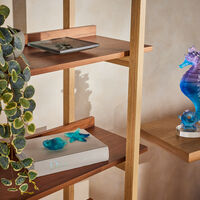 daum mer de corail sea turtle figurine mini blue