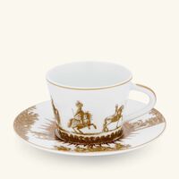 Versailles Enchante Coffee Cup & Saucer Gold bernardaud versailles enchante coffee cup saucer gold