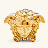 versace medusa grande vase small gold