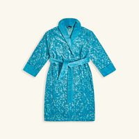 Barocco Bath Robe Small Blue versace barocco bath robe small blue