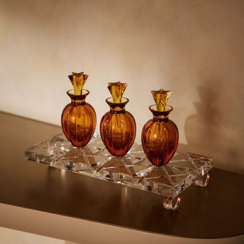 mario cioni   c perfume bottle and tray set of 3