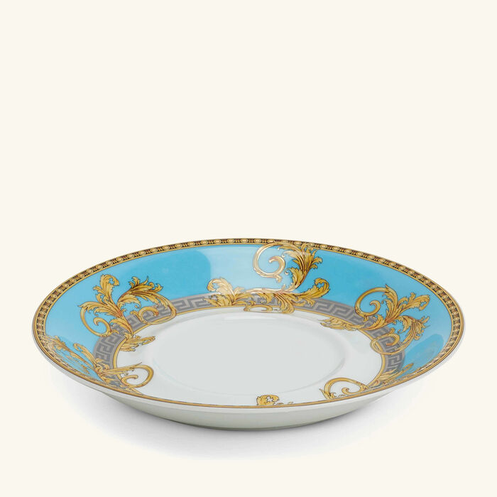 versace prestige gala tea cup saucer white set of 6