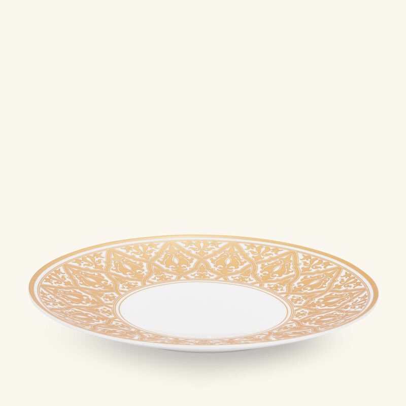 bernardaud venise dinner plate round gold 27cm