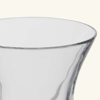 ماريو تشيوني فنجان الشاي سينسوريال أرمودو مع صحنه شفاف