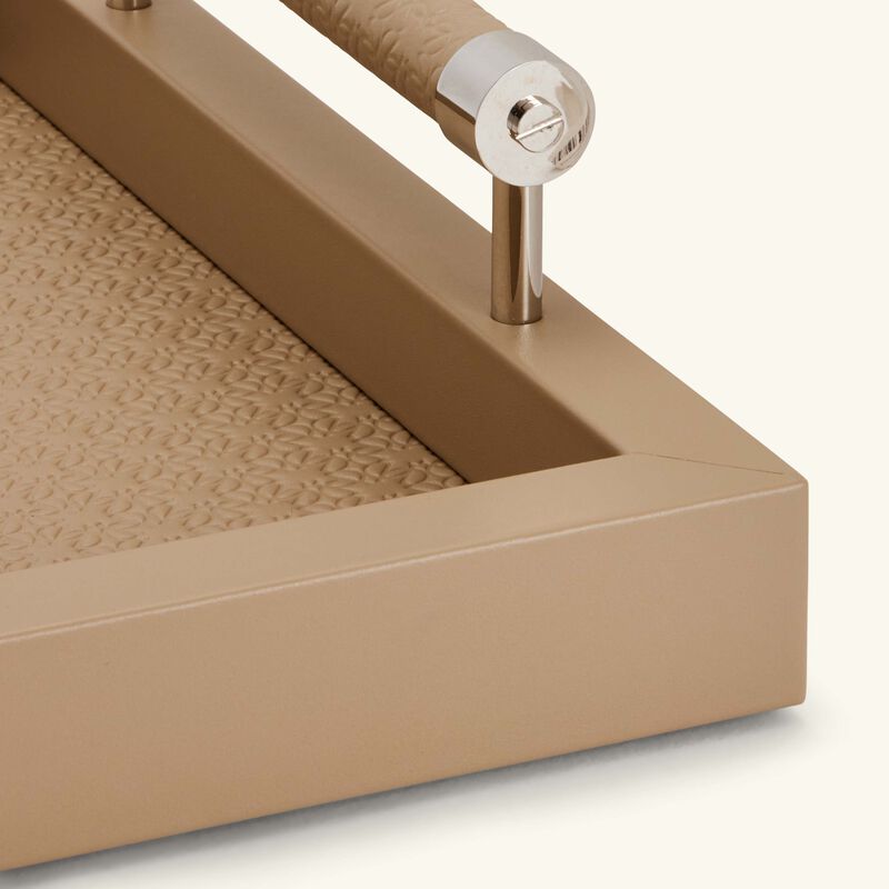 Elie Saab Monogram Tray Rectangular Small Mouton giobagnara elie saab monogram tray rectangular small mouton