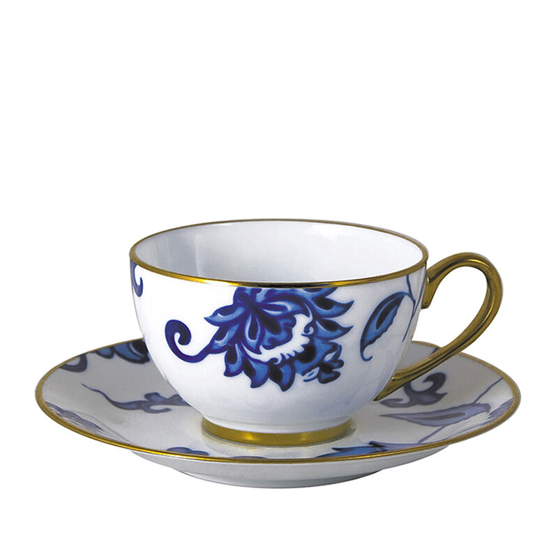 Prince Bleu Tea Cups & Saucers, large