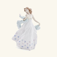 lladro summer serenade sculpture medium blue