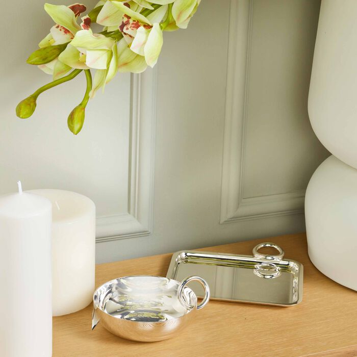 christofle vertigo serving bowl silver plated 14cm